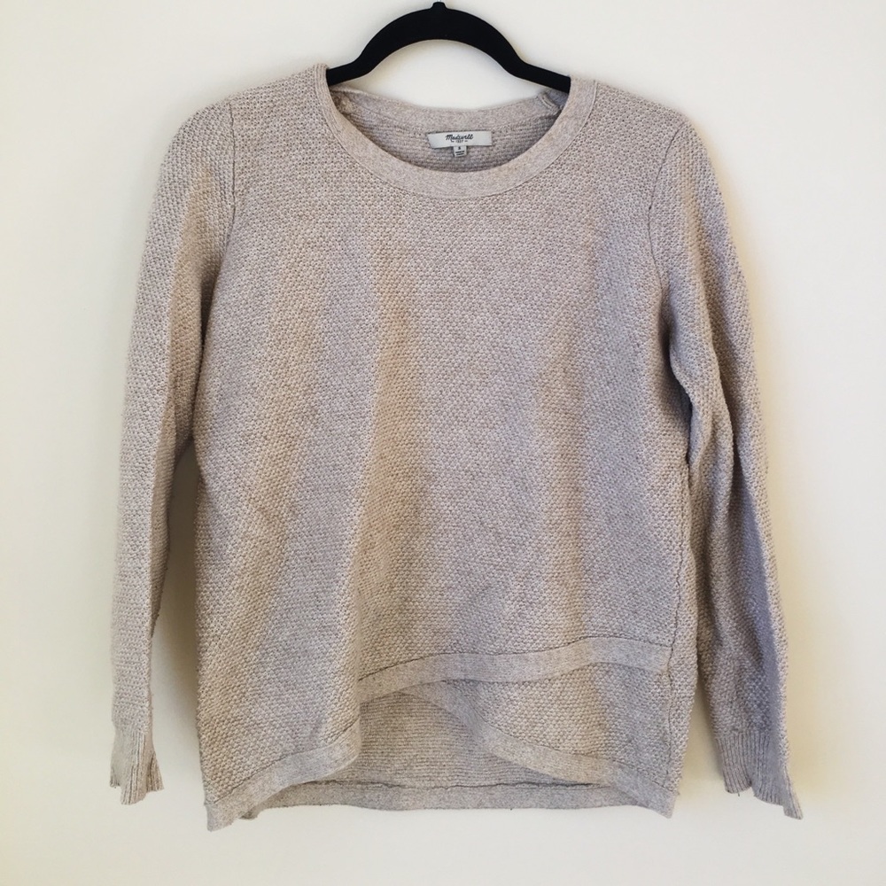 Madewell cream sweater top